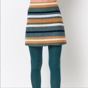 Anthropologie Corey Lynn Calter Stripe Mini Skirt Sz S